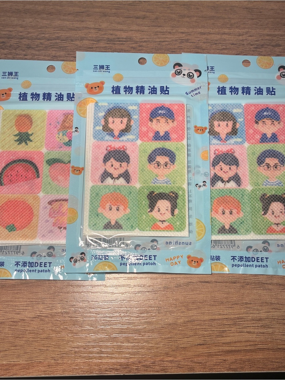 108 Count Citronella Mosquito Repellent Patches Cartoon Stickers